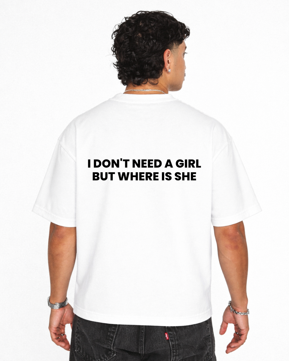 WHERE IS SHE T-shirt