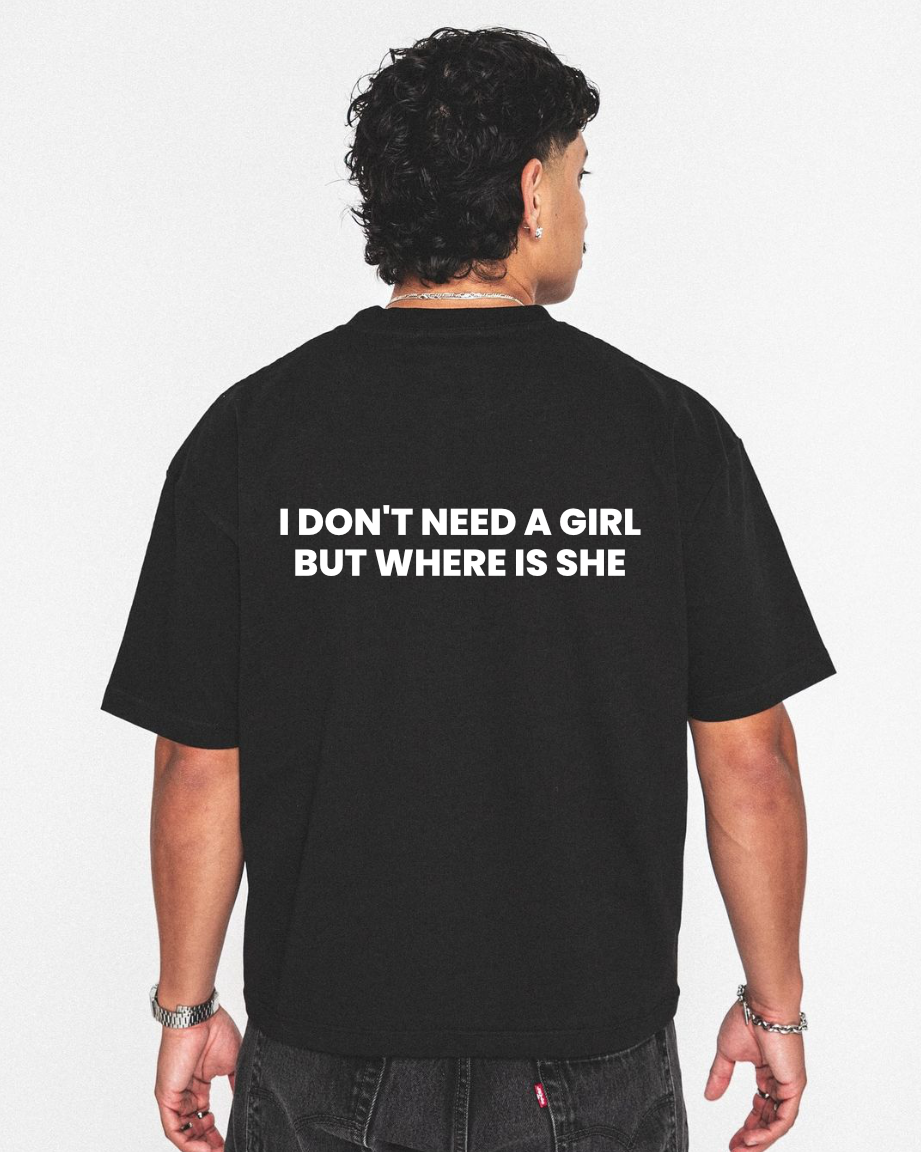 WHERE IS SHE T-shirt